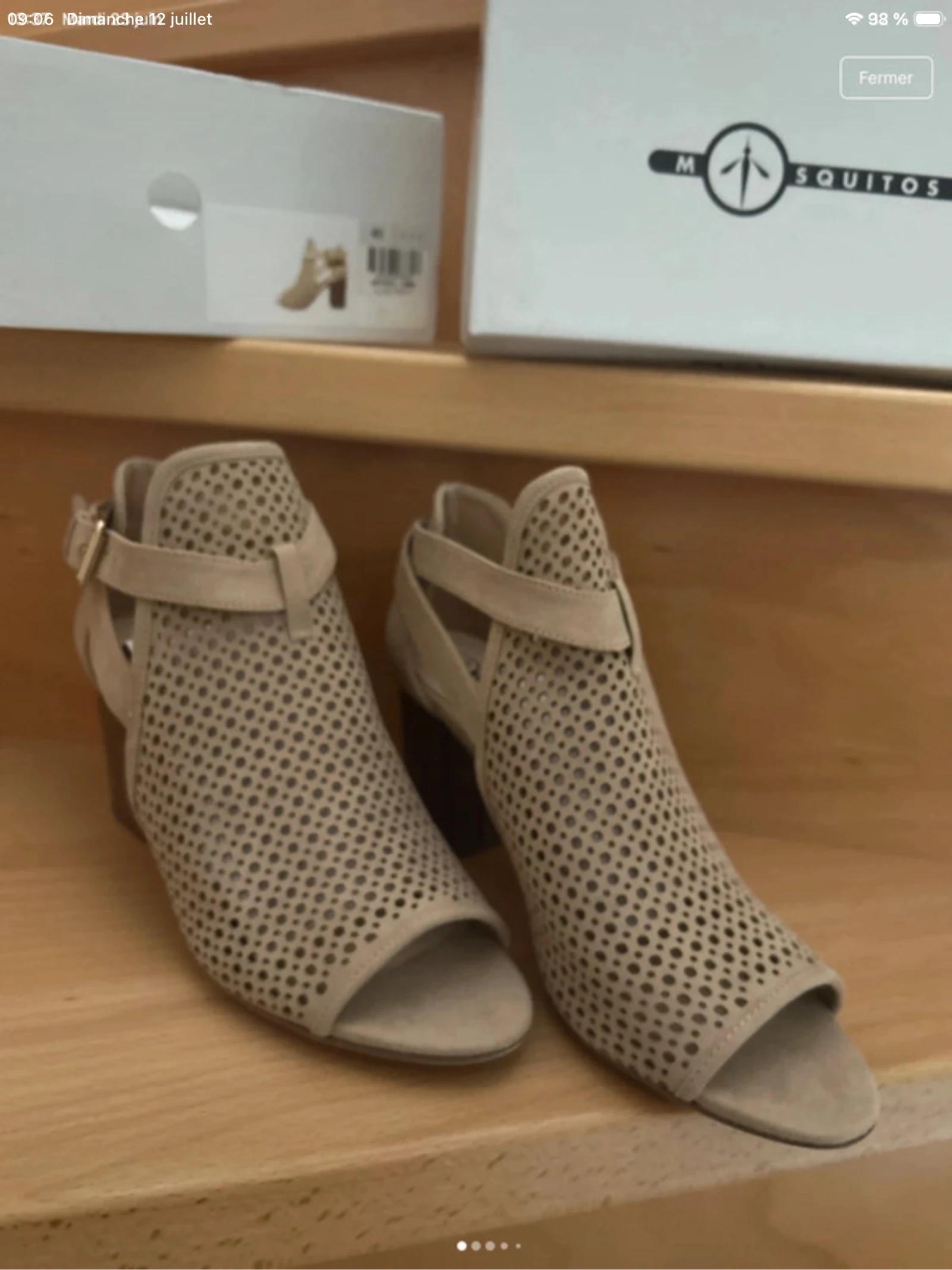Escarpins / Sandales ouvertes à talons M. Souitos 💕💕